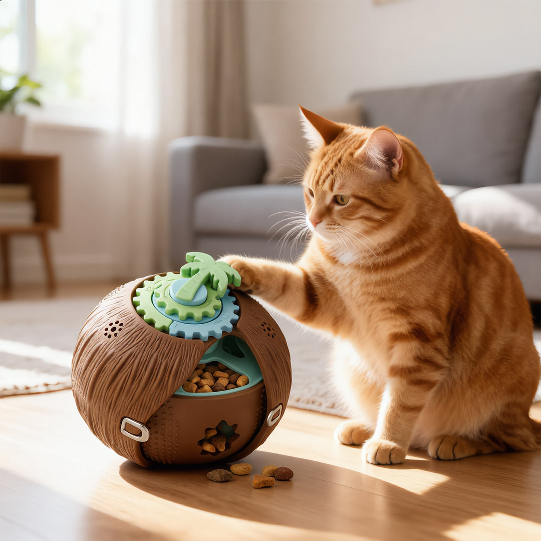 Coconut Puzzle Feeder