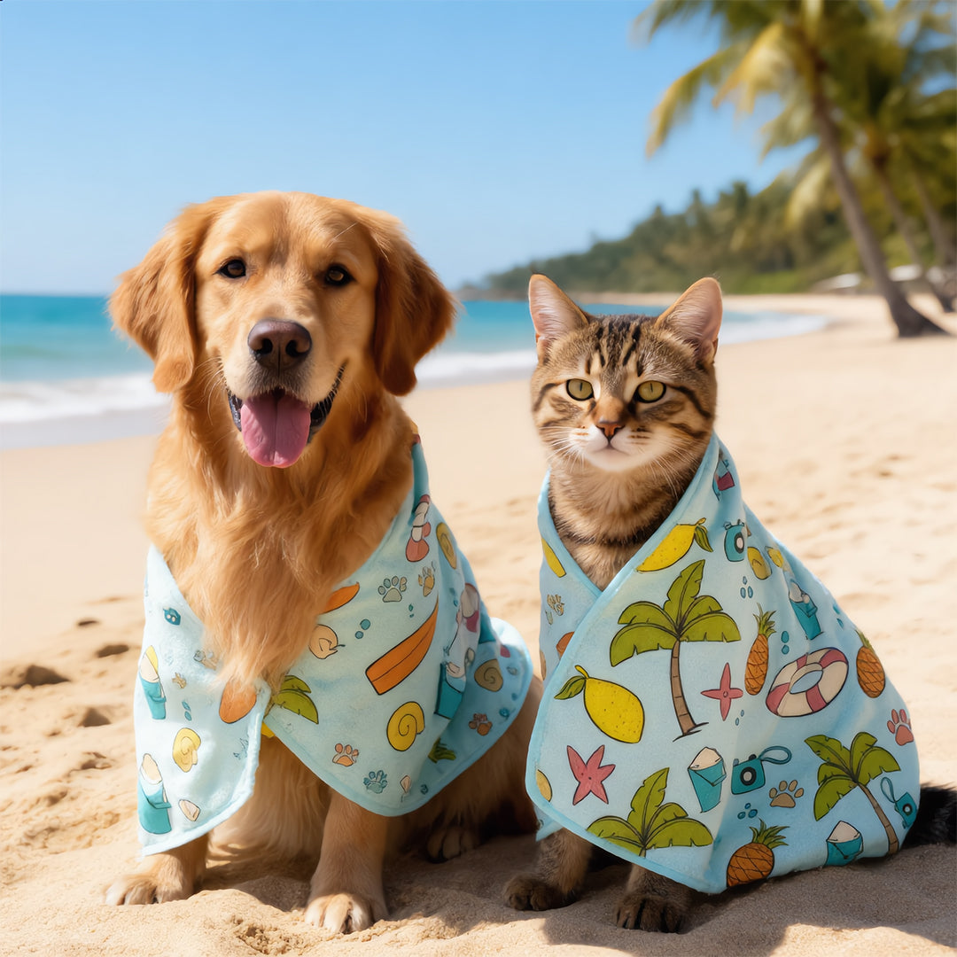 Sea Breeze Microfiber Towel